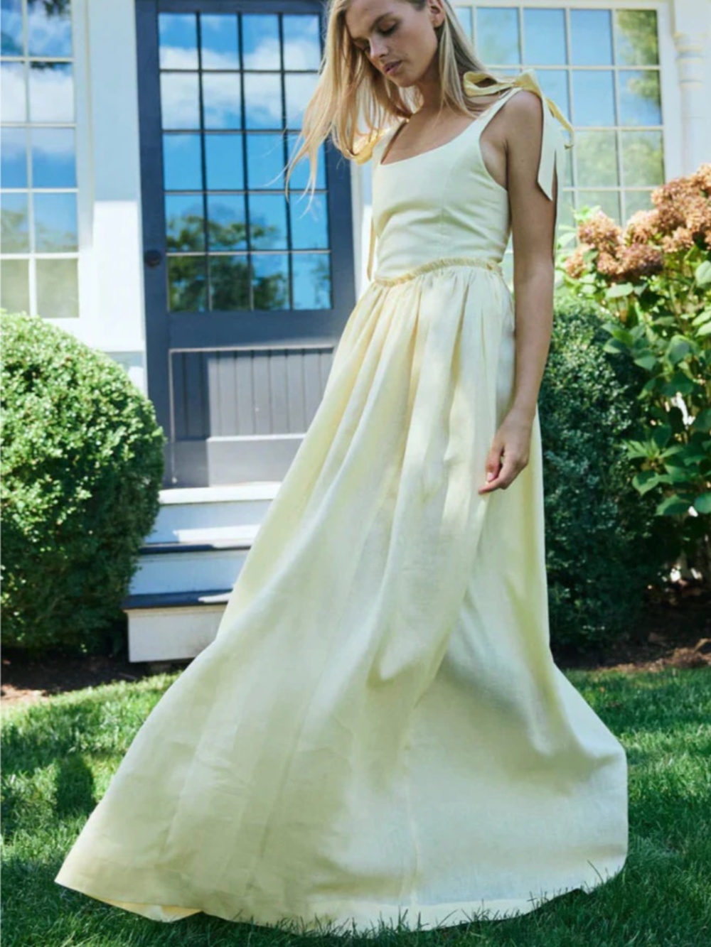 Louise New York 'Marie' Dress in Butter Yellow (NWT)